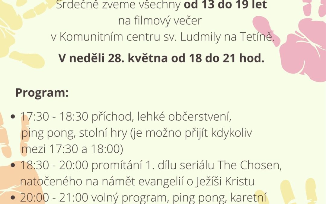 The Chosen – Filmový večer pro mládežníky