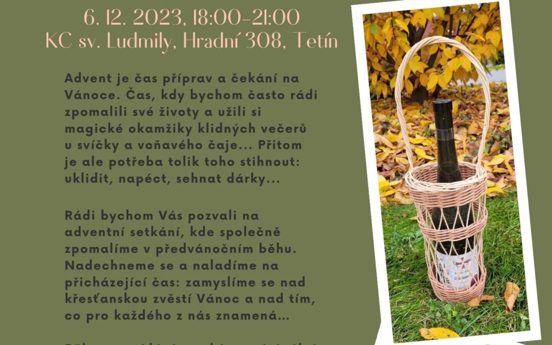 Adventní setkání s tvořením
