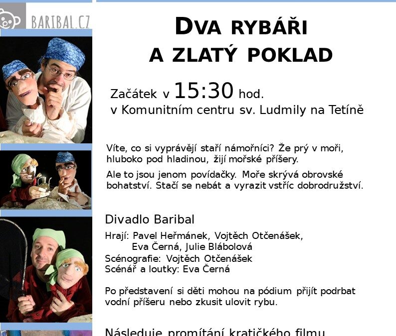 Pohádka Dva rybáři a zlatý poklad